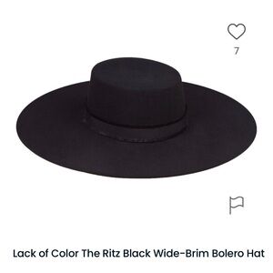 The Ritz, wide brim bolero